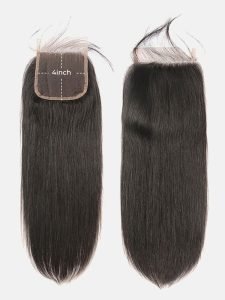 Unprocessed Peruvian Hair 3pcs Straight With 4*4 HD Lace Closure - Image 11