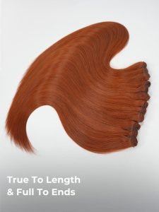 #35 Copper Ginger Hair Color Human Hair Bundles Body Wave And Straight - Image 5