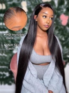 Long Wigs Straight HD Lace Frontal Human Hair Wigs 24-40 Inch - Image 4