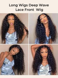 Long Hair Wigs Deep Wave Pre Plucked HD Lace Wigs 24-40 Inchs - Image 5