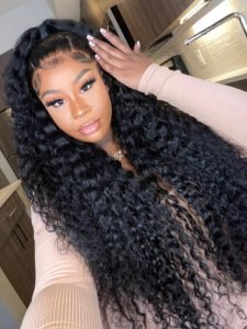 Long Human Hair Wigs Loose Deep Wave Wig Long Lace Wig 24-40 Inchs - Image 2