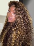 4/27 Highlight Burmese Curly Hair Bundles Human Hair Extension - Image 5
