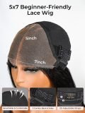 Y2k Layered Straight Glueless 5*7 Ready To Go Wig With Side Bangs - Image 5