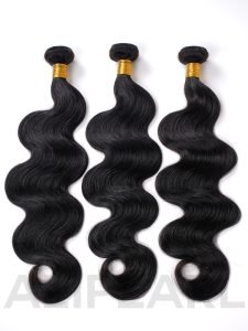 Alipearl Hair 3 Bundles Brazilian Body Wave with 13X4 Lace Frontal - Image 5
