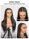 Ready To Go Pre-Braided Straight 13x4 Lace Front Wig Glueless - Image 3