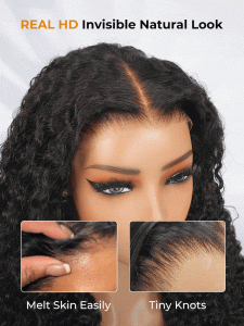 Burmese Curly HD Lace Front High Density Wigs Human Hair - Image 12