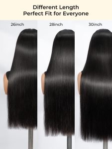 Raw Vietnamese Hair Super Double Drawn 5x5 HD Wig 250 Density - Image 4