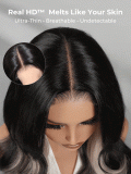 Ash Blonde Highlight Body Wave HD Lace Wig With Layers High Density - Image 8