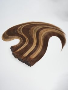 #P4/27 Brown Balayage Human Hair Bundles Body Wave And Straight - Image 5