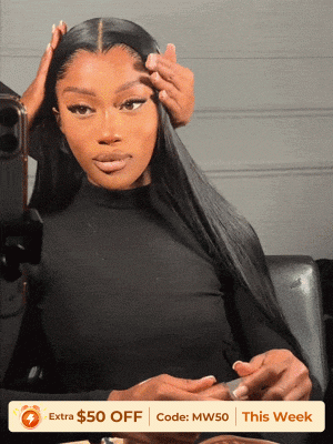 Widow's Peak M Hairline 13x6 HD Lace Front Wig No Baby Hair