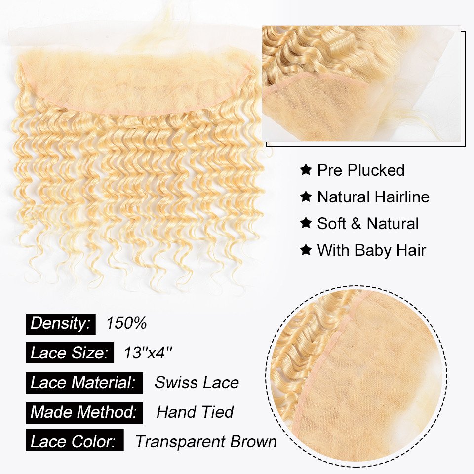 Human Hair Frontal Blonde