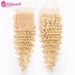 613 Hair Color Deep Wave Weave With 4x4 Lace Closure - Image 5
