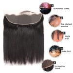 Alipearl Transparent Invisible Straight Human Hair 13*4 Lace Frontal Flash Sale