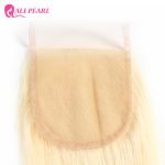 Alipearl Pure 613 Blonde Straight Human Hair 4x4 5x5 Super Thin LY Lace Closure - Image 5
