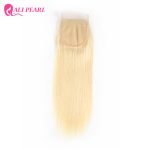 Alipearl Pure 613 Blonde Straight Human Hair 4x4 5x5 Super Thin LY Lace Closure - Image 6