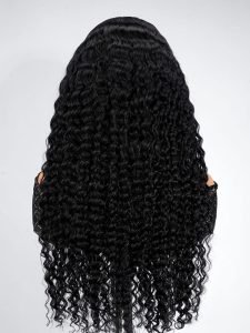 Human Hair Full Lace Wigs 180% Density Deep Wave Wigs For Women - Image 5