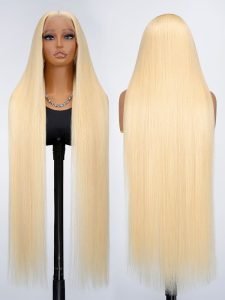 Alipearl Full Lace Wigs 613 Blonde Color Straight and Body Wave Human Hair Wig - Image 5
