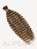 Deep Wave 4/27 Color Hair Bulk Human Braiding Hair No Weft 100g - Image 6