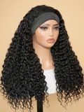 Deep Wave Human Hair Headband Wigs - Image 5