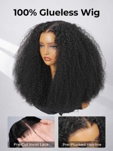 300% Density Bouncy Curly Drawstring 6x8 HD Lace Ready To Go Wig - Image 2