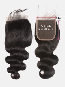 Alipearl Toppest 12A Grade Virgin Hair Bundle Body Wave with 5*5 HD Super Thin Lace Closure - Image 8