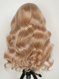 Champagne Blonde Hair Body Wave Glueless Closure Wig Pre-Cut Lace - Image 8