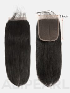Straight Weave Hair 3 Bundle Deals With 6*6 Lace Closure - Image 6