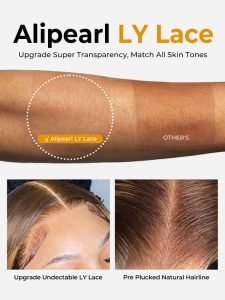 Blonde Highlight Body Wave 360 Glueless Lace Frontal Wig 250 Density - Image 6