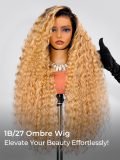 Celebrity Inspired-300% Density 30 Inch 13x5 HD Lace Ombre Loose Deep Wave Wig - Image 7