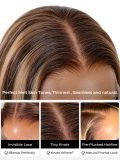 300% Density 13x6 HD Lace Front 4/27 Highlight Straight Wigs - Image 5
