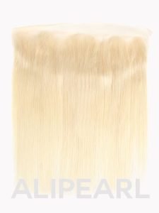 Alipearl Blonde Virgin Hair Color 613 Straight Hair 3 Bundles With 13*4 Frontal - Image 8