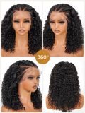16Inch Braided Wigs Braided Deep Wave Short Bob Human Hair Lace Frontal Wigs - Image 10