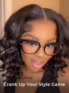 Short Bob Loose Deep Wave 13*4 Lace Pre-Plucked Frontal Wig - Image 5