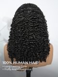Burmese Curly Glueless V Part Fluffy Wig 250 Density Ready To Wear - Image 7