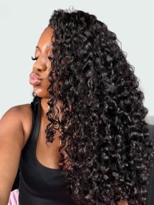 3 Bundles Burmese Curly Brazilian Deep Curly Hair Extensions - Image 6
