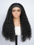 Flash Sale-Headband Wig Human Hair Short Curly Hair Wigs 20-22inches - Image 6