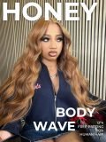 #27 Honey Blonde Body Wave 13x4 Lace Front Wig Primium Human Hair - Image 6