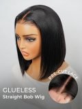 [Set Deal]$189= Layered Body Wave Drawstring Wig+Glueless Straight Bob - Image 7