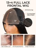Ready To Go Pre-Braided Straight 13x4 Lace Front Wig Glueless - Image 6