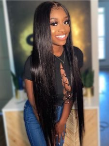 Long Straight Wig HD Lace Closure Wig Human Hair 24-40 Inches - Image 6