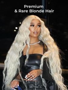 Long Wigs #613 Body Wave Pre Plucked Blonde Lace Frontal Wigs - Image 6