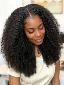 300% Density Bouncy Curly Drawstring 6x8 HD Lace Ready To Go Wig - Image 10