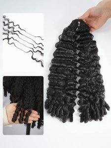 Human Crochet Hair Extensions Pre-Separated Easy Flip Over Method - Image 7