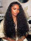 Double Drawn Water Wave 13x6 Built-In Scalp Wig Natural Wave Hair - Image 6