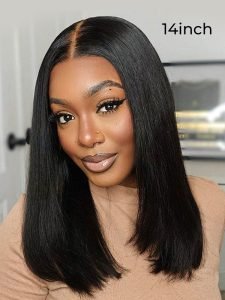 Short Bob Straight Wig Human Hair Lace Front Wigs For Women Glueless Bob Wig - Image 7