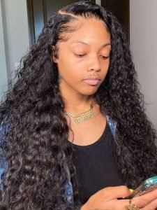 180% Density Alipearl Natural Wave Ready To Go Lace 4x7 Lace Clsoure Deep Wave Wigs - Image 7