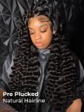 40 Inches Voluminous Loose Deep Wave HD Lace Frontal Wig Super Long Human Hair 300% Density - Image 2