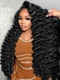 40 Inches Voluminous Loose Deep Wave HD Lace Frontal Wig Super Long Human Hair 300% Density - Image 4
