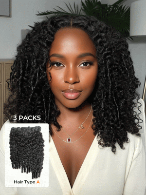 3 Bundles Burmese Curly Brazilian Deep Curly Hair Extensions