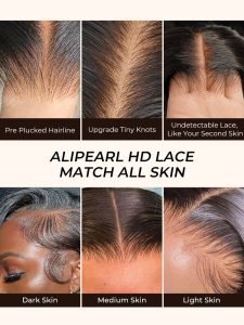 12A Grade Raw Hair Alipearl Top Grade Body Wave HD Lace Wig Salon Hair Quality - Image 4